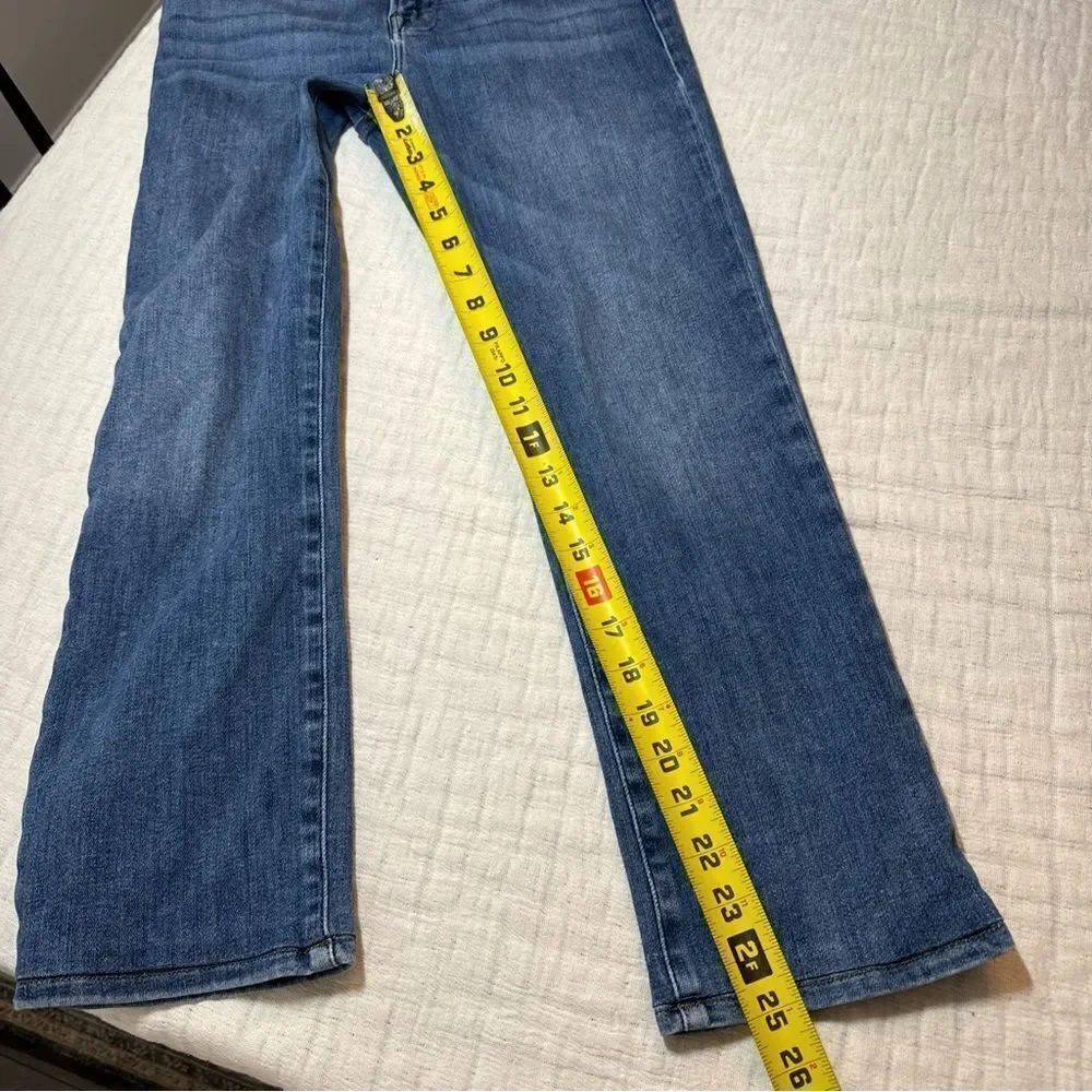 Frame Le High Straight Bestia Mid Wash Jeans size 29